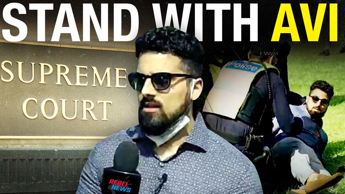 COUNTERATTACK: Last week Australia’s out of control pandemic police falsely arrested and assaulted our reporter <a href="/OzraeliAvi/">Avi Yemini</a> on his 2nd day on the job. Today the hunters become the hunted as we SUE the <a href="/VictoriaPolice/">Victoria Police</a>. Visit StandWithAvi.com to learn more and to help us.