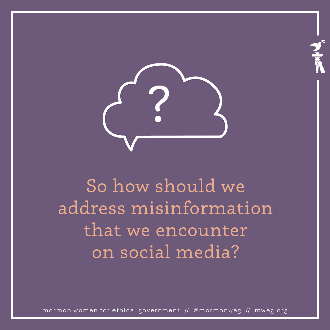 One of the most challenging aspects of media literacy is learning how to address and respond to friends and family members who share  #misinformation.2/4