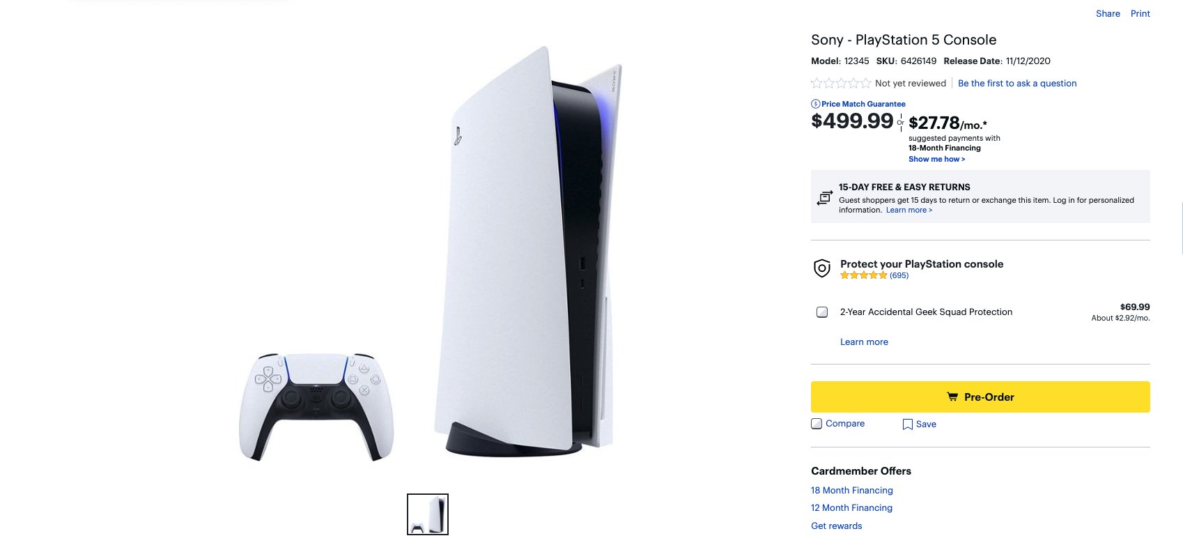 Best buy ps5 preorders deals