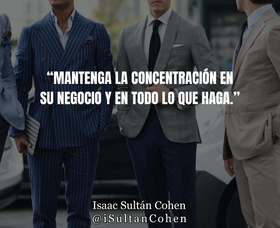 isultancohen's tweet photo. Mantenga la concentracion en su negocio y en todo lo que haga

Isaac Sultan Cohen https://t.co/Lu6SLwC7we