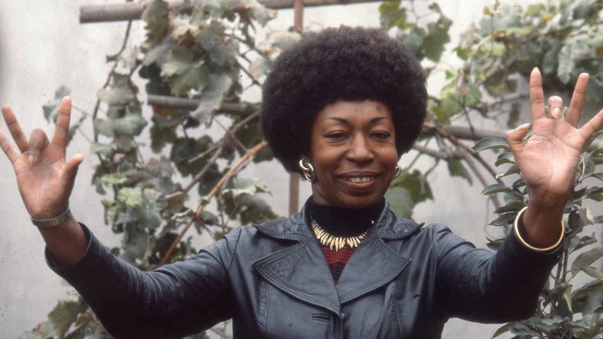 SEPT. 16th VICTORIA SANTA CRUZ  - AFRO-PERUANA- Activist/Artist/Composer/Choreographer- “the mother of AfroPeruvian dance and theater”- Best known for her performance/spoken word, “Me gritaron negra” (1978) where she speaks about her identity as a Black woman in Perú