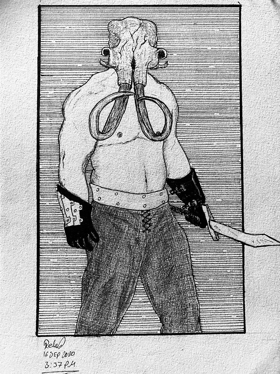 Rreplay_'s tweet photo. #sketch for a Mammoth warrior. https://t.co/Htr6y7NeCk