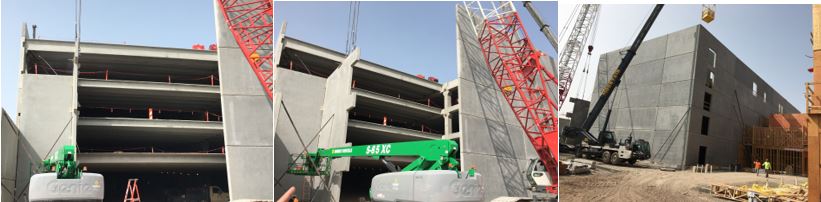 The Seven02 Parking in Salt Lake City is in it ‘s final stages craning in the last walls into place. <a href="/Forterra/">John Burwell</a>, @Construction, <a href="/precastconcrete/">D A</a>