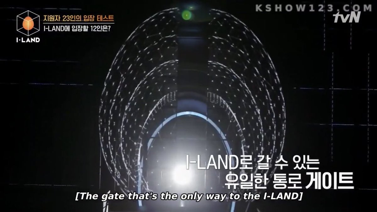 “After the gate, you’ll see the unknown place, called I-LAND that only existed in our imaginations. The gate that’s the only way to I-LAND”