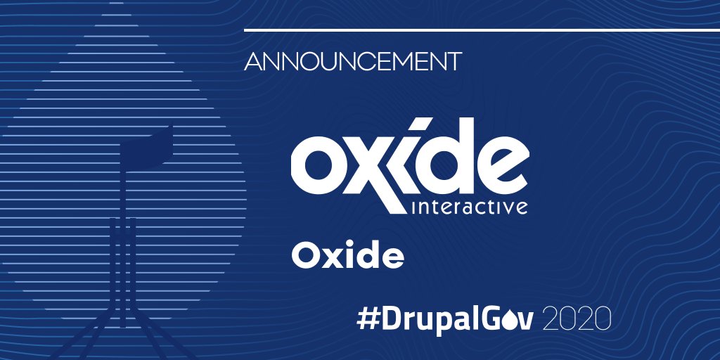 DrupalSouth's tweet image. Welcome to #DrupalGov 2020 sponsors, @oxideint. Thanks for the support!  drupalsouth.org/events/drupalg…