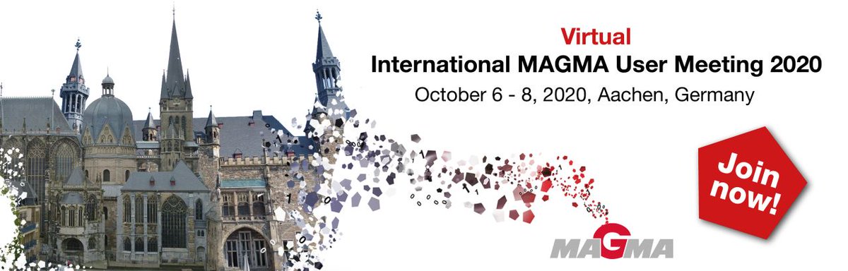 MAGMAasia's tweet photo. Register for our Virtual International User Meeting #VIUM for the first time as a web conference! Take part in our virtual workshops and maintain customer support and exchange with our users worldwide.
https://t.co/BEcsoCpfRY
#virtualusermeeting #MAGMA #MAGMASOFT #Simulation https://t.co/WsnYOoI20M