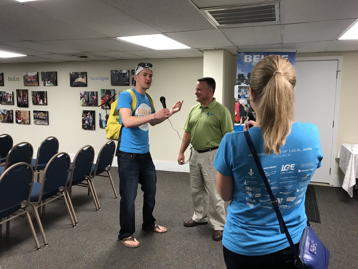 ChrisStrub's tweet photo. I cannot tell you how blessed I feel to be back for a FOURTH year of partnering with the team at ⁦@cflouisville ... 

#GiveForGoodLou has become part of my life, my history, my DNA. The hashtag will be on my epitaph someday. I LOVE this giving day. 

Let’s change the world. https://t.co/VixGhzdkX7