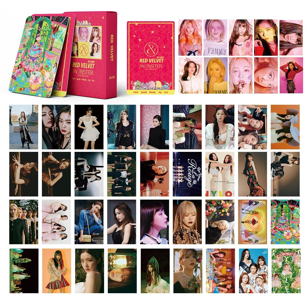  #VSPHGOs «unofficial collectibles»☆RED VELVET 54pcs lomo cards with back prints☆→88mm x 56mm→P230 set + 160 lsf (mm/luz), 190 (vis/min) (up to 5 orders)DOP→ 50% five days after reservation remaining balance when the items arriveETA→ 2-3 weeks♡ DM us to order ♡