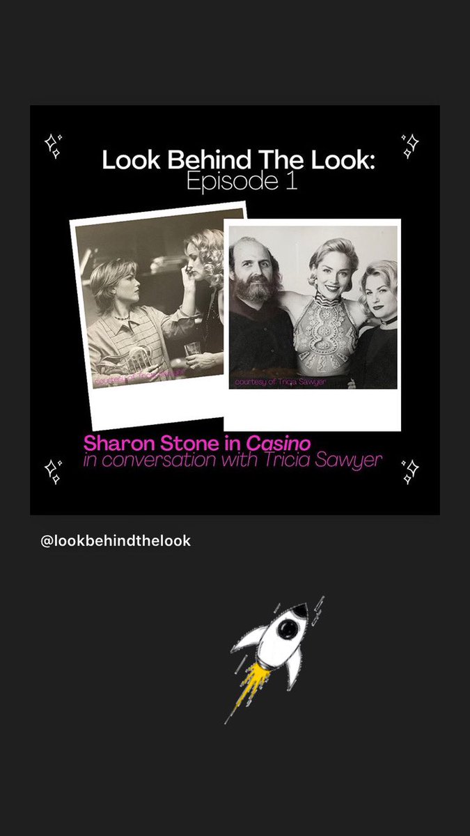 makeupbytiffany's tweet photo. NEW PODCAST ALERT!  Watch or Listen to @LookBehindPod #film #bts  #makeup #beauty #podcasts Listen or watch to the incredible #TriciaSawyer talk about creating Sharon Stone’s “Ginger” in Casino in Ep. 1! https://t.co/hhWkjx7iYL https://t.co/dLyHNLbHwX