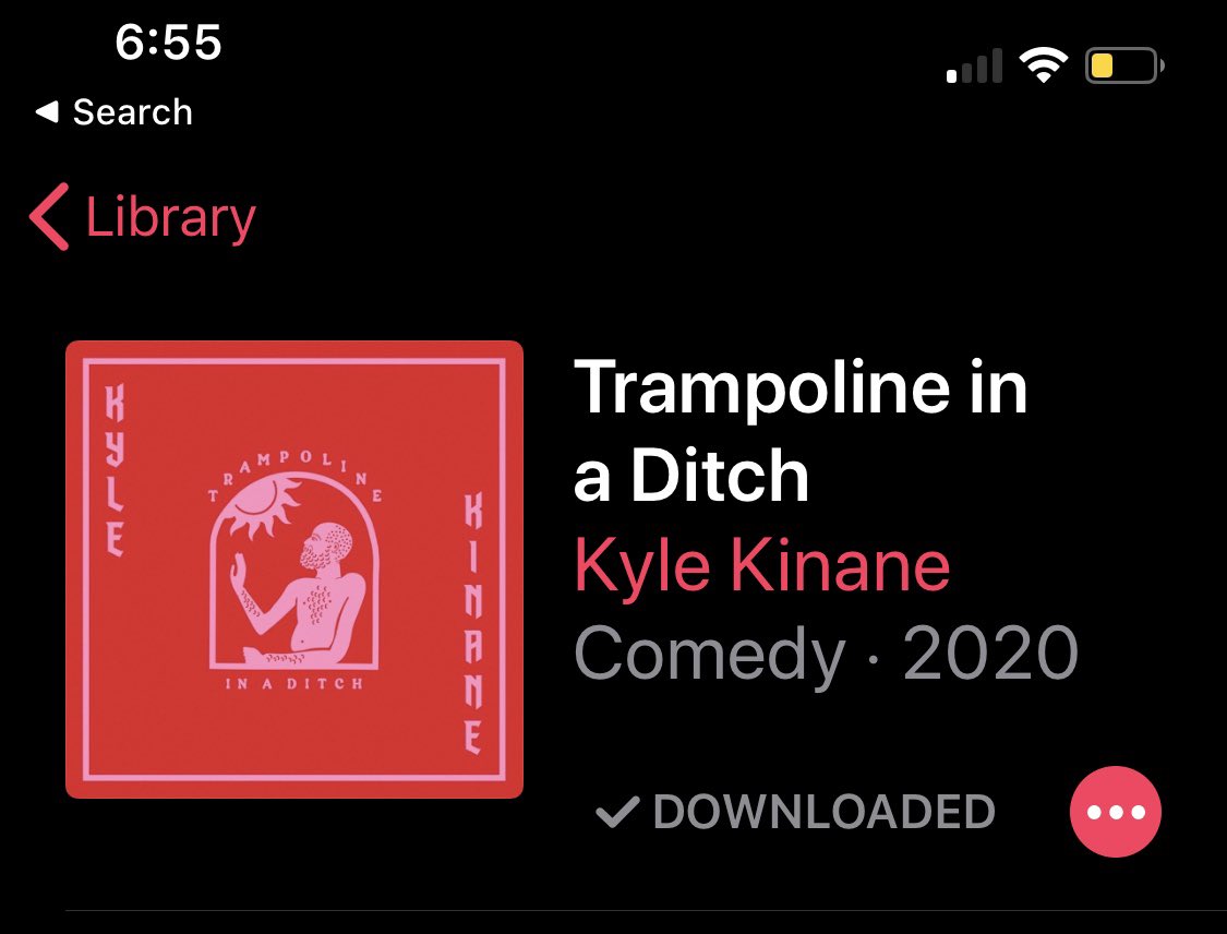 Do yourself a favor and purchase @kylekinane ‘s new album Trampoline in a Ditch.  It’s fantastic!