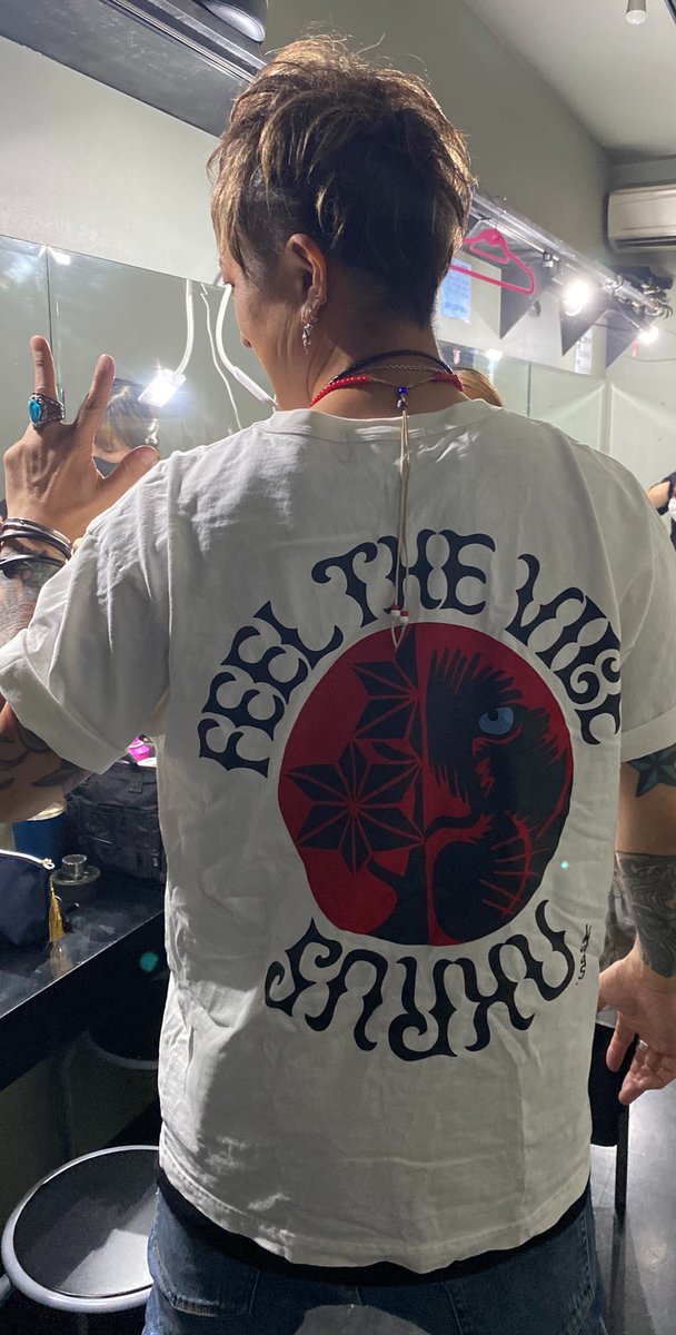 BadBoyBeach's tweet photo. ライブでは即日完売したsurukuの新作バックプリントT着。
配信でめっちゃ目立ってたでしょ?🤣
いつもありがとう🙏🙏🙏🙏
#surku
#surkucafe
#btd https://t.co/9XIF1TNCyd