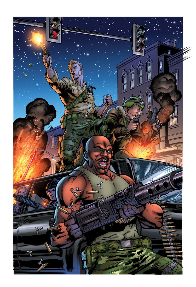 TomWaltz's tweet photo. When #GIJoe A Real American Hero #275 hits stores, the silence will be DEAFENING! The explosive finale to #SnakeHunt is coming! A SILENT ISSUE like no other! #LarryHama @RobertAtkinsArt @BrianAtkinsArt @keaneink & @jbrowncolors are gonna blow your minds!
@IDWPublishing @Hasbro https://t.co/NyK6BPEtDU