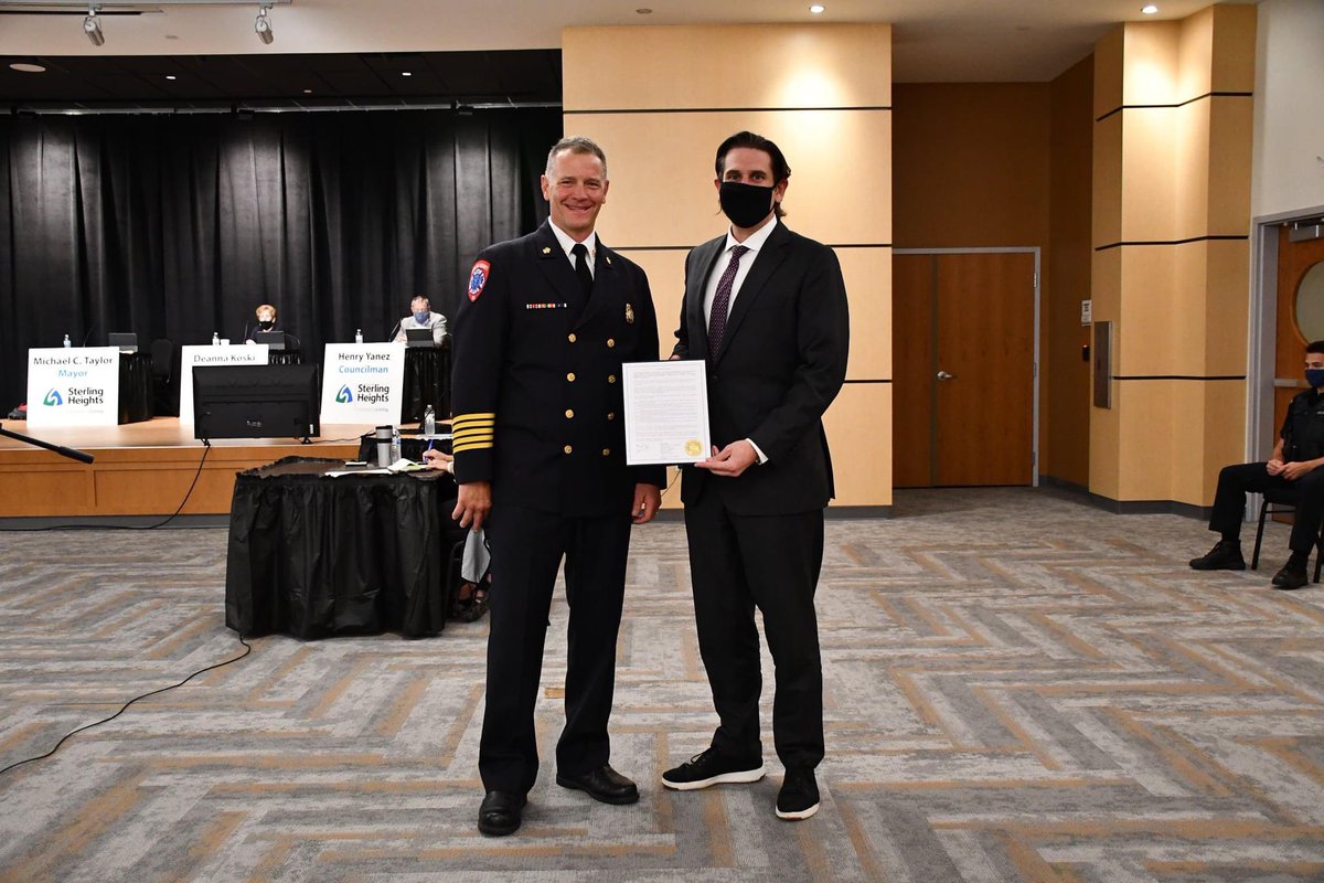 sterlingheights's tweet photo. Christopher Martin, Sterling Heights Fire Chief since 2012 and a 31-year veteran of the Sterling Heights Fire Department, has announced his retirement effective Sept. 30, 2020.

Read full press release --> https://t.co/T1UhIO5Q3i https://t.co/WVJmTwZmGC