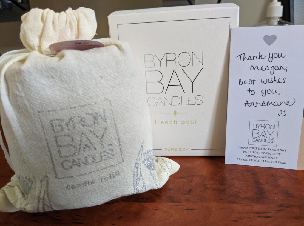 A Win Win - To #BackSmallBiz, my beautiful candles from Byron Bay Candles just arrived and my home office smells amazing. Check out their amazing range byronbaycandles.com @QuickBooks