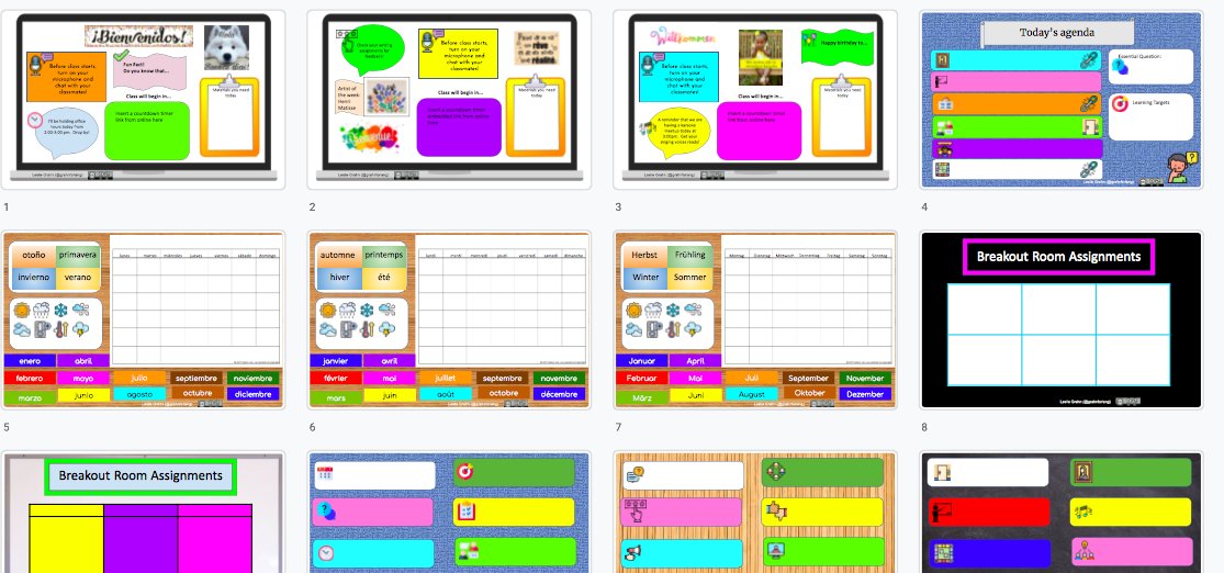 Working on some sample class opening slides for a district with whom I'm working.  Thought I'd share them in case they may be helpful to you: docs.google.com/presentation/d…