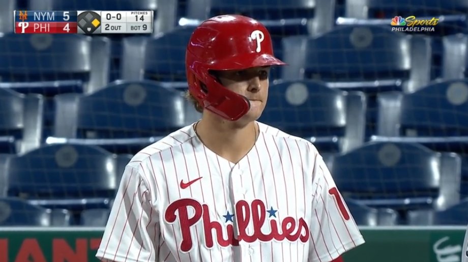 19,878th player in MLB history: Mickey Moniak- 1st overall pick in '16 (second 1st overall pick in PHI history; Pat Burrell)- solid in CF, good contact skills- 2nd-most triples in MiLB in '19 (13)- 115 wRC+ as a 21-year-old in AA in '19- 22nd '16 1st rounder to reach MLB