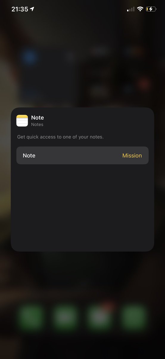 If you want to display a specific content in the notes widget, shortcut, clock, photo etc simply 3D touch and click edit that specific widget