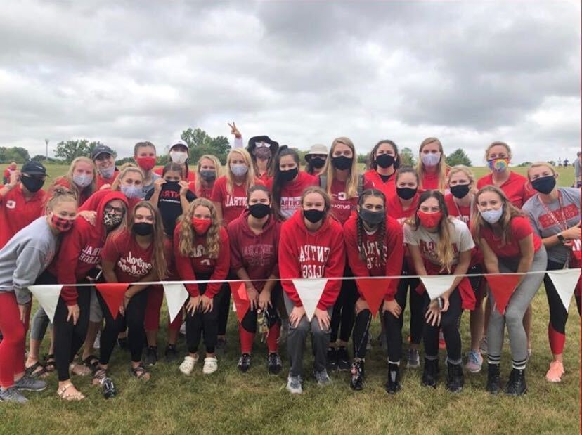 Central_VB's tweet photo. When you finally get to play the sport you love with the people you love, all other worries disappear. Two practices down with this amazing group and SO GRATEFUL and happy. Small bubbles, masks up, distanced, with GRIT and COMMITMENT and energy to BE A BLESSING and stay present. https://t.co/xVvAp80zow