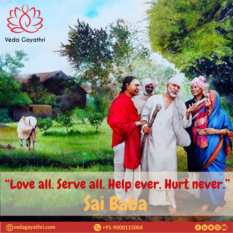 VedaGayathriHyd's tweet photo. “Love all. Serve all. Help ever. Hurt never.” Sai Baba
#saibaba #sai #baba #thursdaymotivation #thursdaythoughts #Loveall #Serveall #Helpever #Hurtnever
#PoojaSamagari #OnlinePooja #Panditforpooja #VedaGayathri #bookpoojaonline #vedagayathrihyd #purohits #Goddess #bestpandit https://t.co/Hfsq9rupW1