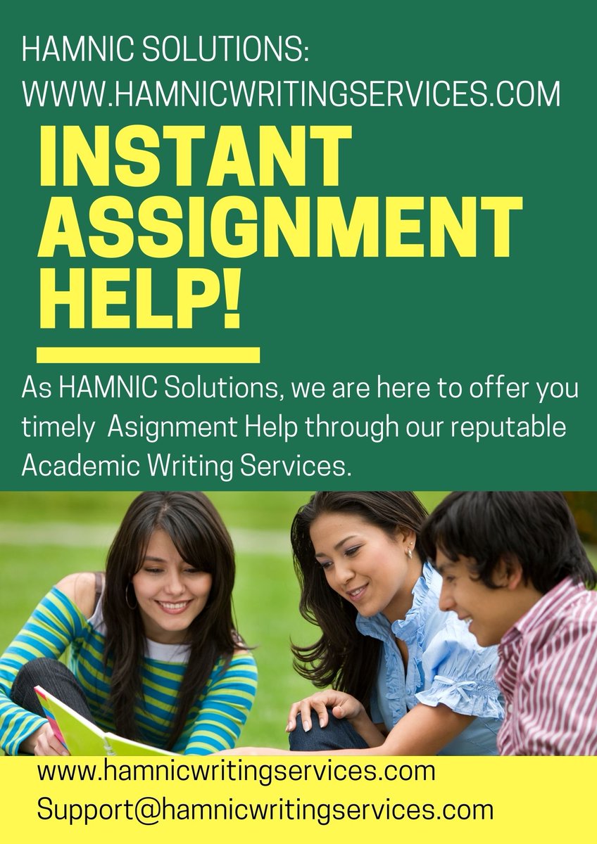 HamnicWriting's tweet image. #onlinelearninghelp #assignmenthelp #masters #university #managementstudent #unitednationsstudents  #customessaywriting  #essaywritingservice #InstantAssignmentHelp
#AssignmentHelpNewZealand
#HelpwithAssignmentNewZealand
#USA #UAE #Uk #Malaysia #England #Canada #SouthAfrica