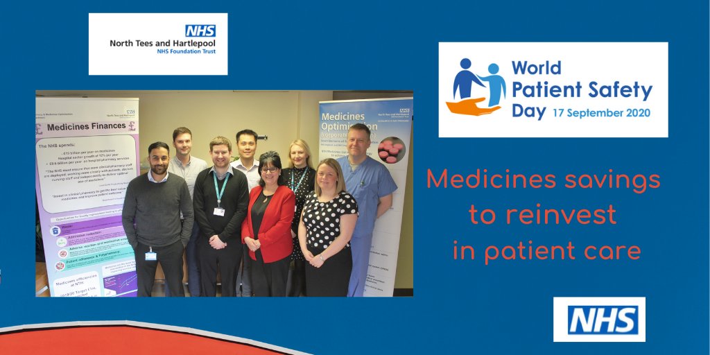 World Patient Safety DayEnsuring best value for medicines - contributions towards patient safety. @ptsafetyNHS  #WorldPatientSafetyDay  #PatientSafety  @WHO  @FIP_org 5 of 16