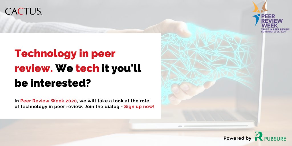 Editage's tweet photo. How can #technology impact and even improve #peerReview? 💻 One of the main points of discussion during #PeerRevWeek20. To know more, sign up here ✒️ https://t.co/EXmCz7NjfY

#peerReviewer #ai #artificialIntelligence #Pubsure #technology #techTwitter #sciTwitter #phdChat… https://t.co/Vf1o9zcLH7