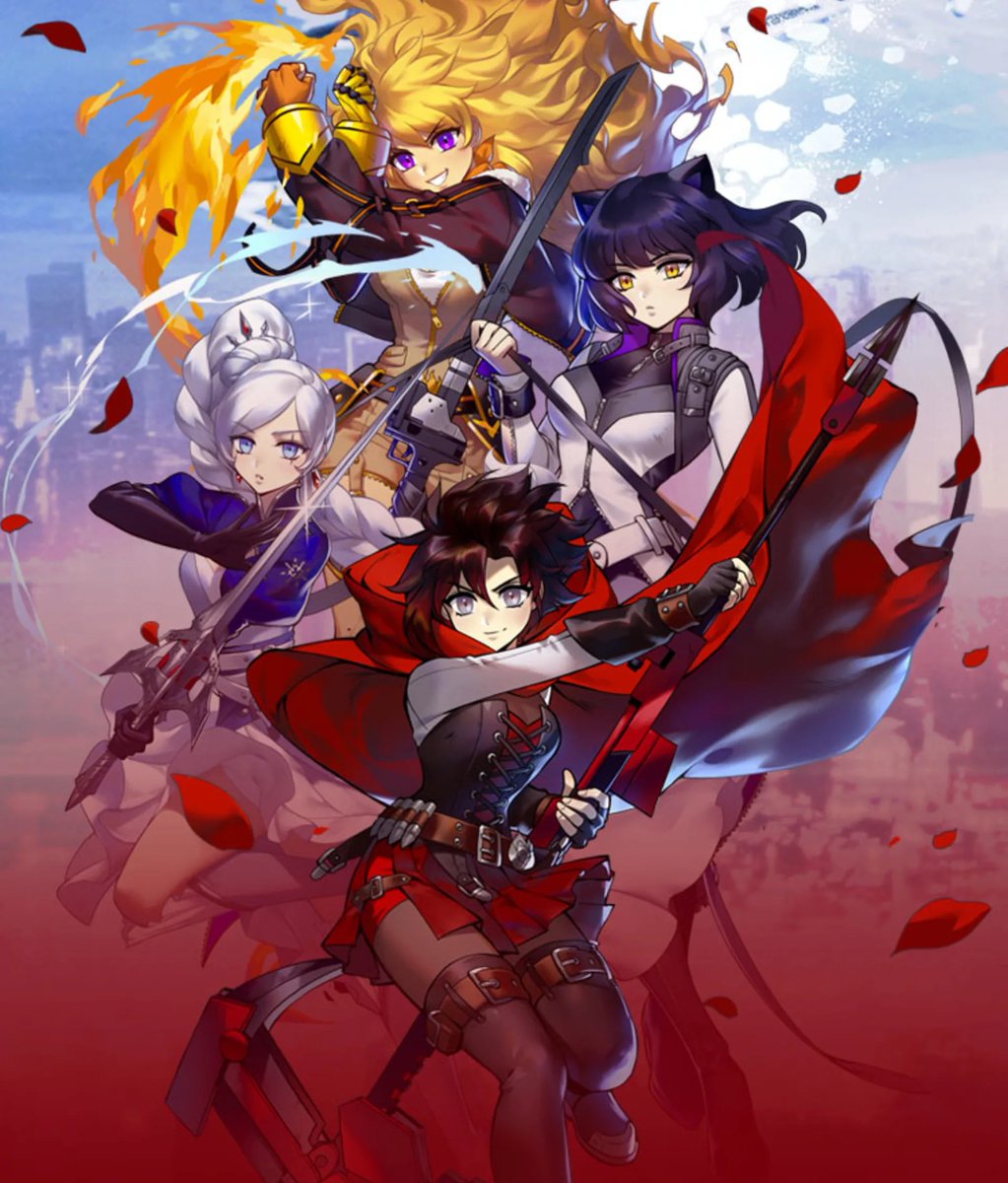 RWBY x Ein Lee Wall Scroll