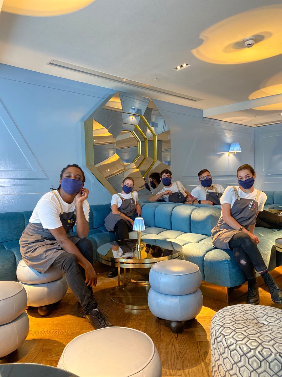 50BestBars's tweet photo. #London cocktail bars are reopening. The Lyaness team are back shaking up cocktails behind the bar after making sure the space accommodates drinkers in the safest possible way. #Worlds50BestBars @lyanessbar @mrlyan https://t.co/bk341ApxZC