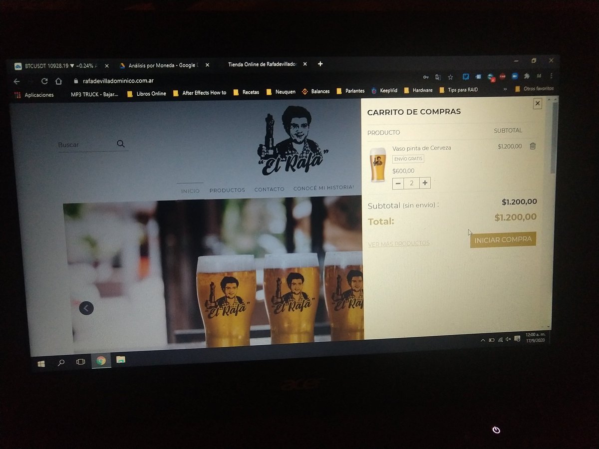 <a href="/rafadominico/">Jorge Rafael Aguete</a> voy a tener tus vasos!

Tremenda la página (rafadevilladominico.com.ar), felicitaciones por el emprendimiento!!!

Capo <a href="/lautarosmithok/">Lautaro Smith</a>!

Aguante, Rafa, ahora a vender muchos vasos!!!

Abrazo, Gigante!