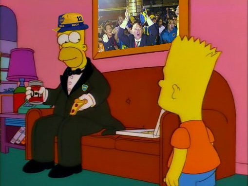 Milagroooos12's tweet photo. + ¿Porque tan elegante, Homero?
- Hoy juega BOCA muchacho. https://t.co/VeaOMDMG6i