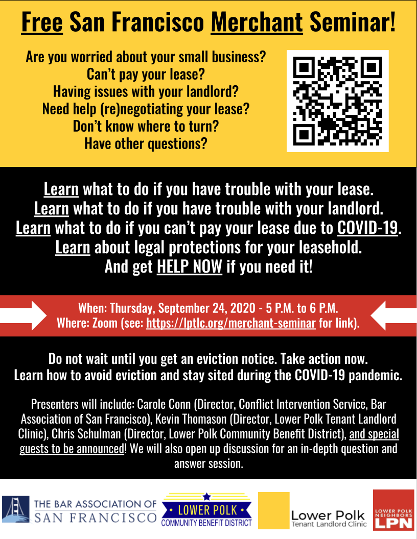 LowerPolkCBD's tweet photo. Agreed!! This also looks like a good time to remind folks about the #LPTLC September 24, 2020 — 5:00pm – 6:00pm Anti-Eviction Seminar for Merchants. More info and registration is here: https://t.co/siTkUkW7lB @LowerPolkTLC https://t.co/CFWlbOBCX0