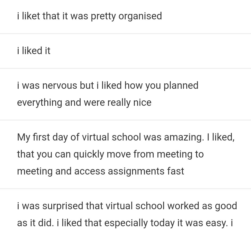 petruniak21's tweet photo. First virtual school day was a pleasant endevour. @gecdsb @GEVSchool https://t.co/igDTwPzyCS