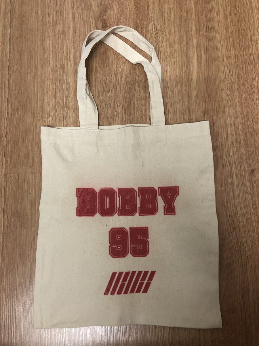 Bobby iKON totebag (a bit defect at the first letter B) RM 5[LAST PIECE]
