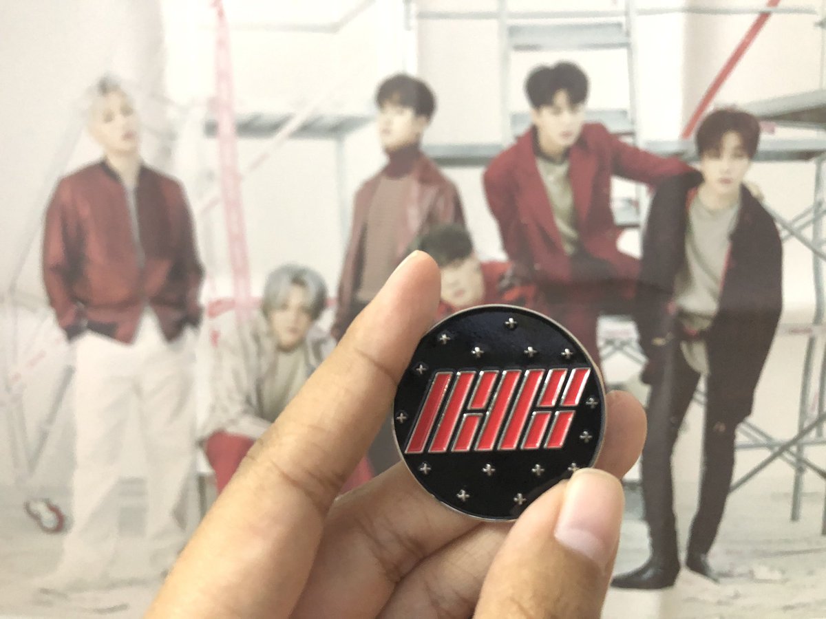 iKON soft enamel pin RM 12