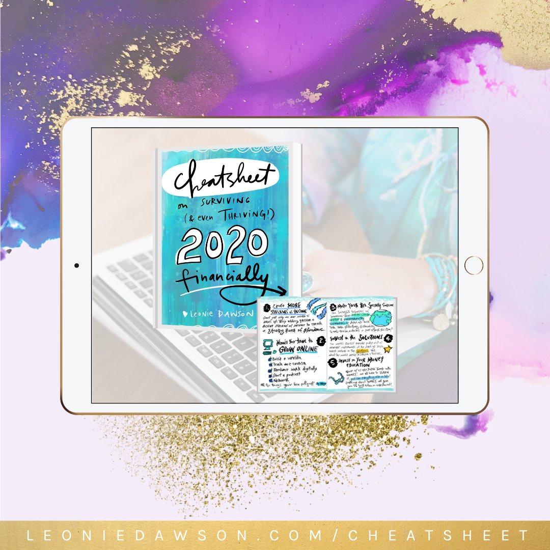 Baberinos! 🌈

I wanted to put together a free eBook with some ideas for surviving (and maybe even thriving) the rest of 2020 financially.

To download your Cheatsheet to Surviving 2020 Financially, head to:

leoniedawson.com/cheatsheet/

I hope it’s of use to you, lovehearts. ❤️