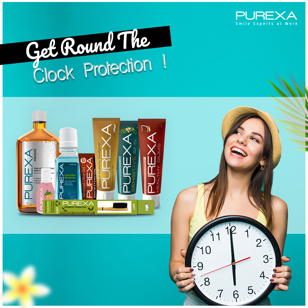 PurexaGlobal's tweet photo. Get Round the clock protection from all oral care range of purexa.
Now on -
Amazon – https://t.co/YpoA10ODqS
Flipkart - https://t.co/38fUC9ZVrt
#GumCare #OralCare #DentalCare #Purexa #IamPurexified #OralHealth #OralWellness #OralHygiene https://t.co/MiIeaJuzXi