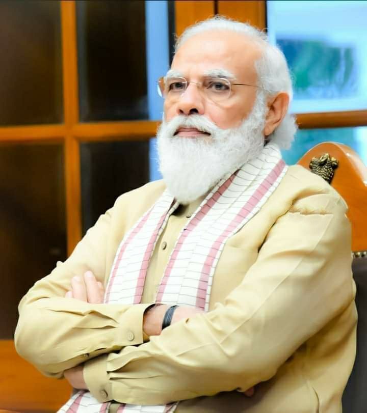 मन समर्पित,तन समर्पित और यह जीवन समर्पित
चाहता हूँ,देश की धरती तुझे कुछ और भी दूँ।

इस भाव को अपने जीवन का व्रत मानकर एक तपस्वी की भांति राष्ट्र की सेवा करने वाले,
अथक परिश्रम के प्रतीक, देश के यशस्वी प्रधानमंत्री श्री <a href="/narendramodi/">Narendra Modi</a> जी को जन्मदिवस की अनंत शुभकामनाएँ।