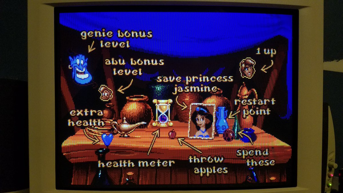 Sega Genesis Aladdin has a DOS port. It's got some nice sampled music but the quality is a bit crushed.