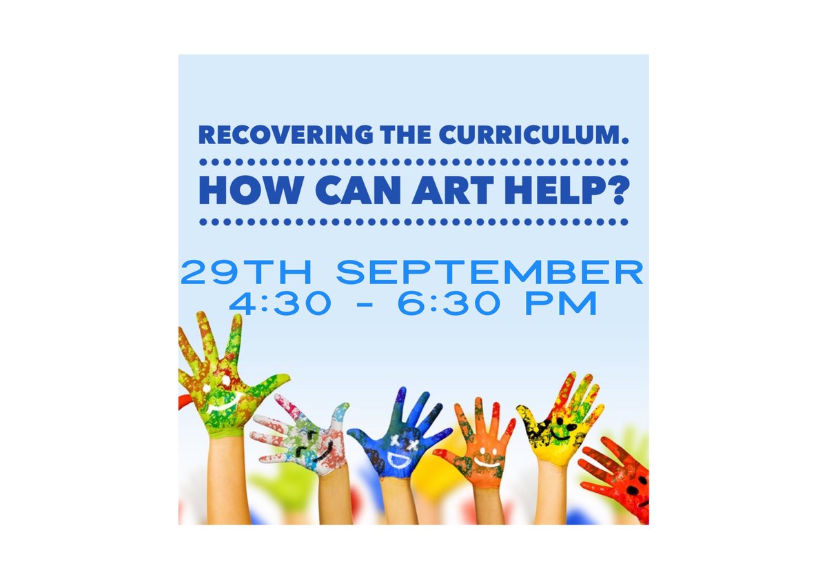 theartcriminal's tweet photo. Primary schools ALERT. We have our first autumn Art CPD on 29th September. #zoomplatform. Powerful input from @PenAHay @accessart @DWearing1972 on using art to give pupils voice, space and to support creativity/well being. Places left. https://t.co/Bpr5HpcBTD https://t.co/YQb51dupFW
