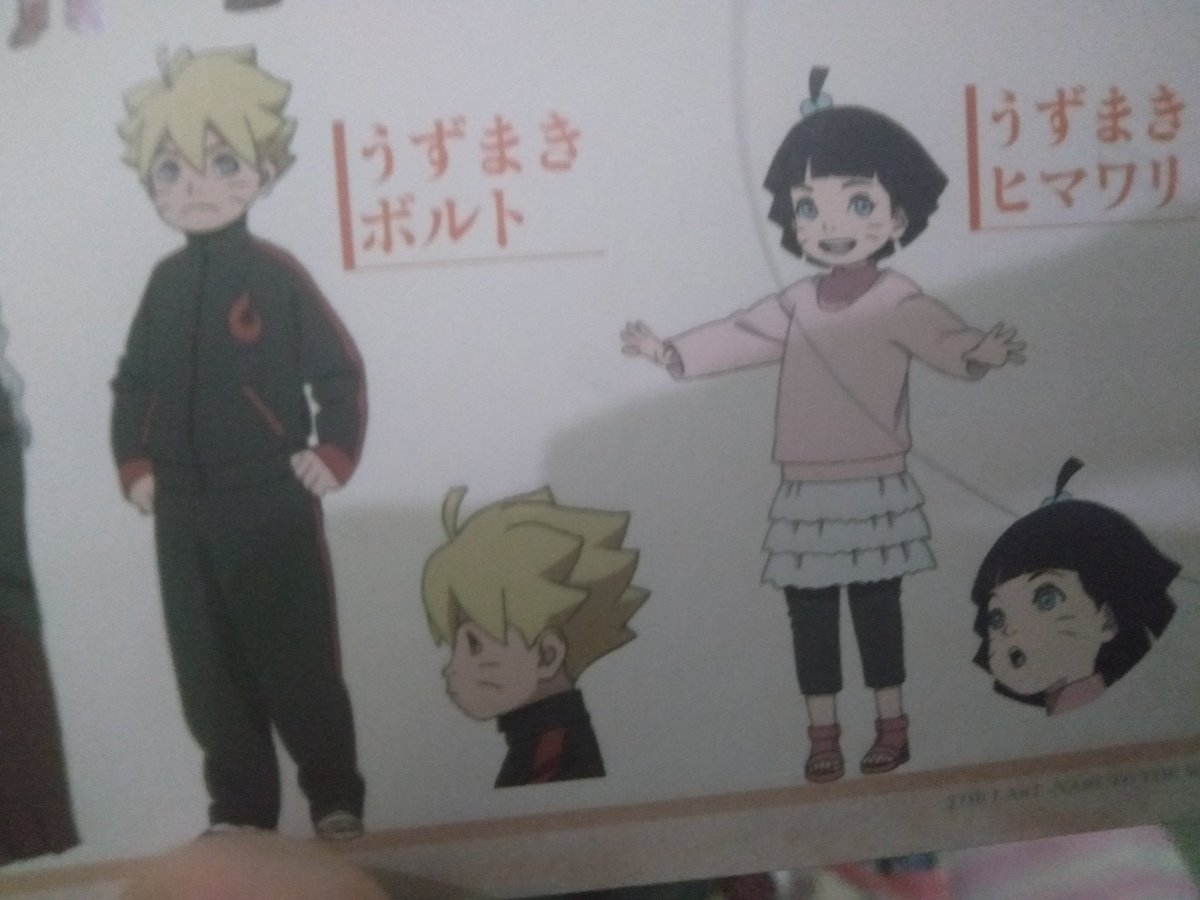 Then in The Last Movie (canon) Naruto realized that so far there have been people who have always supported him. And they got married after that and had two children named Boruto Uzumaki and Himawari Uzumaki.Photo bonus; Kishimoto-sensei with cast in The Last Naruto xD