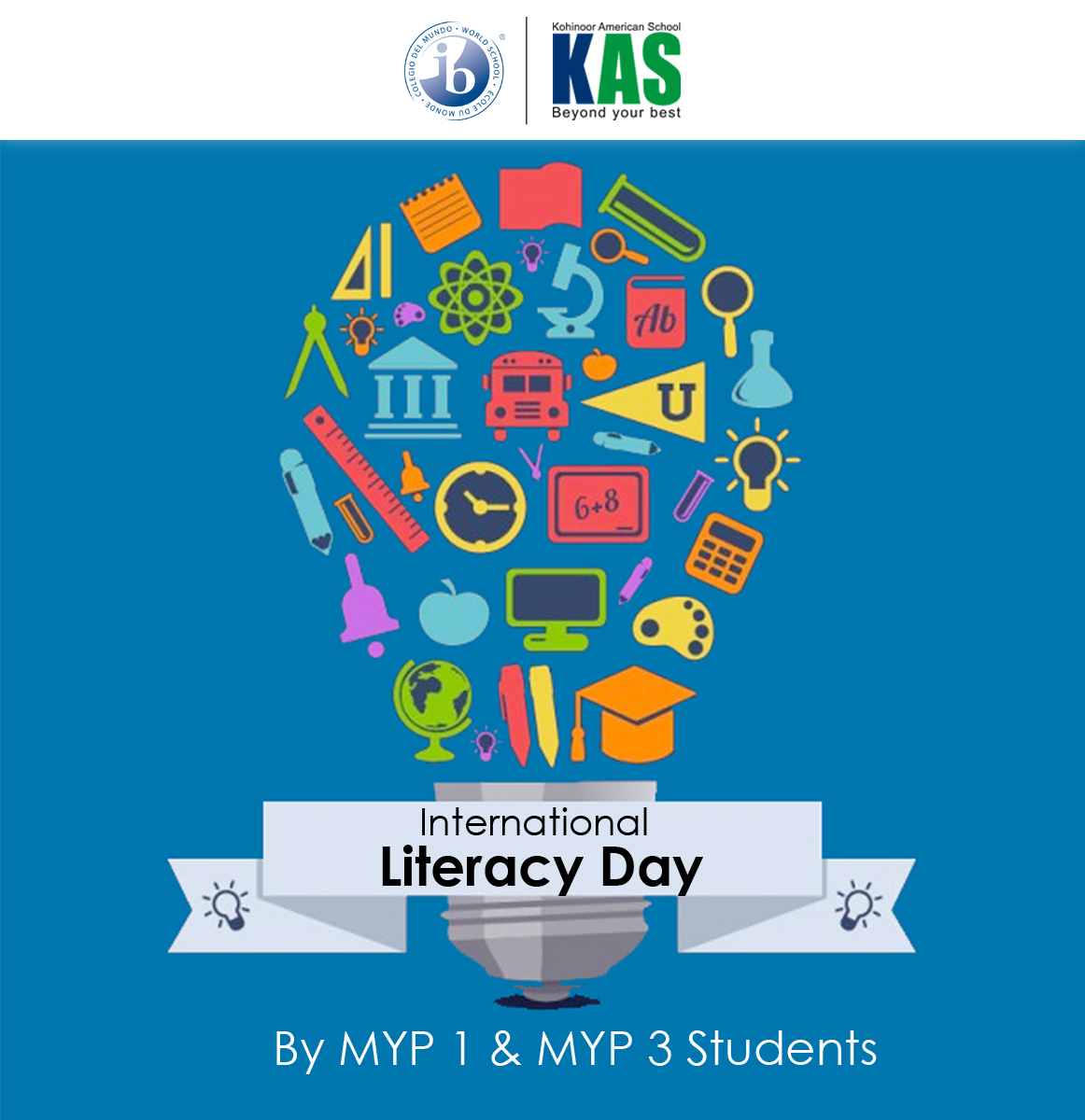 KASKhandala's tweet photo. To read the article click here: https://t.co/TReM7KJYX5  
While the whole world was celebrating literacy day, students of Kohinoor American School also enthusiastically took part in the celebration of literacy. 
https://t.co/FLbUC5EhQi
#ThrowbackThursday #LiteracyDay #Celebration https://t.co/9o6Llf2PLx