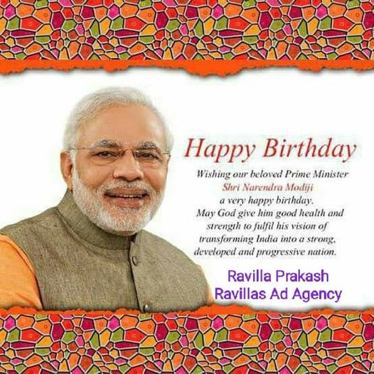 ravillasad's tweet photo. Greetings and warm wishes to PM Shri @narendramodi on his birthday. India has benefited tremendously from his astute leadership, firm conviction &amp;decisive action. He has been working assiduously towards empowering the poor &amp; marginalized. Praying for his good health and long life https://t.co/92WYAmJsbY