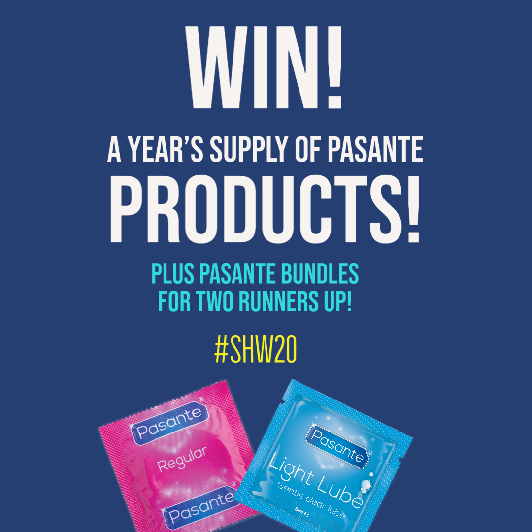SaversHB's tweet image. ✨#GIVEAWAY✨
We've teamed up with @PasanteUK this #SexualHealthWeek to giveaway a YEAR's supply of Pasante products along with bundles for TWO lucky runners up!🙌
For you chance to #WIN simply RT &amp;amp; FOLLOW @SaversHB! 😜
UK only. Ends 03/11/20. T&amp;amp;Cs bit.ly/3c7HMqY
#SHW20