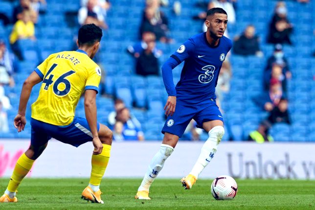 Simon Phillips (@siphillipssport) on Twitter photo "I spoke to Frank the other day about Ziyech and he said: "His passing is ridiculous.
"I'm looking to see when he cuts with his left foot and has the likes of Mount, Werner, Havertz etc making runs, and I think he will be putting it on a plate for them."
- <a href="/rioferdy5/">Rio Ferdinand</a> "I spoke to Frank the other day about Ziyech and he said: "His passing is ridiculous.
"I'm looking to see when he cuts with his left foot and has the likes of Mount, Werner, Havertz etc making runs, and I think he will be putting it on a plate for them."
- <a href="/rioferdy5/">Rio Ferdinand</a>