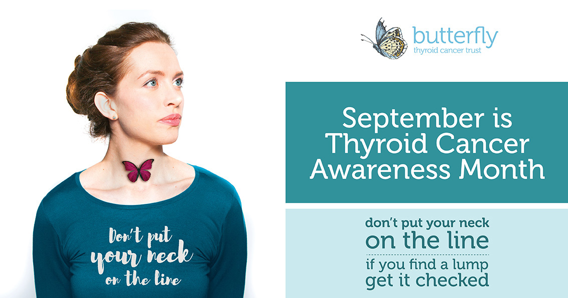 September is #ThyroidCancerAwarenessMonth. Remember to check your neck and if you're worried speak to your GP
@britishthyroid