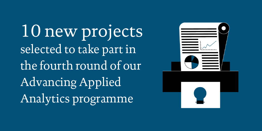 HealthFdn's tweet image. We&apos;ve awarded funding to 10 new projects as part of our Advancing Applied Analytics programme. Supported by @NHSX, this programme aims to improve analytical capability in health and care services. 

Find out more about the #THFanalytics projects ➡️  health.org.uk/news-and-comme…