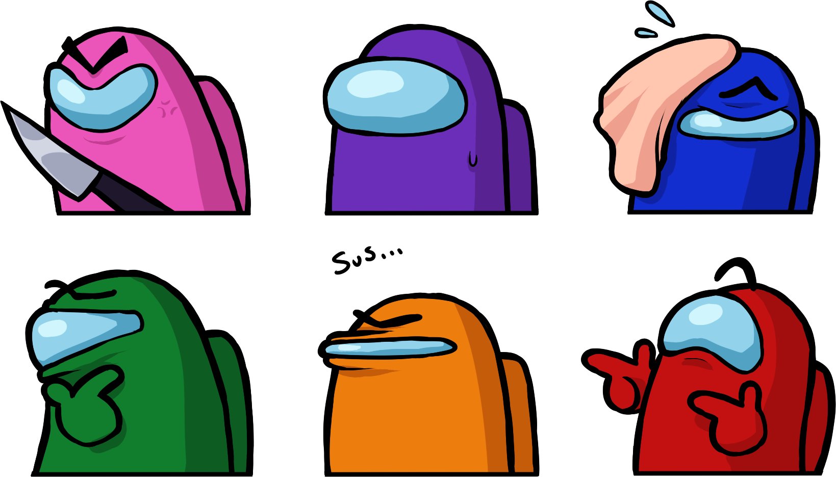 Among Us Emotes 