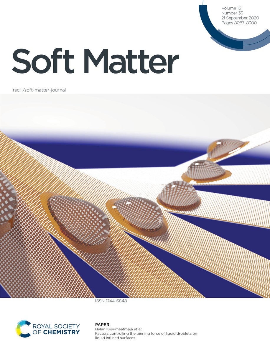 Soft Matter (@softmatter) on Twitter photo Factors controlling the pinning force of liquid droplets on liquid infused surfaces, Muhammad Subkhi Sadullah et al., @Hkusumaatmaja, <a href="/SadullahSubkhi/">Muhammad Subkhi Sadullah</a>, @JackRPanter, <a href="/DurhamPhysics/">Durham Physics</a>, ow.ly/ssoe50BspQ6 Factors controlling the pinning force of liquid droplets on liquid infused surfaces, Muhammad Subkhi Sadullah et al., @Hkusumaatmaja, <a href="/SadullahSubkhi/">Muhammad Subkhi Sadullah</a>, @JackRPanter, <a href="/DurhamPhysics/">Durham Physics</a>, ow.ly/ssoe50BspQ6