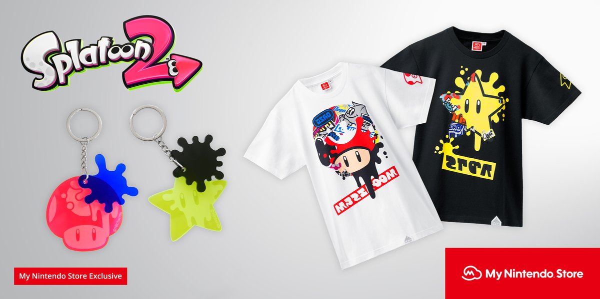 Are familiar support Clunky T-shirts for Super Mario 35th Splatfest in Splatoon 2 are now available in  Europe - NintendObserver