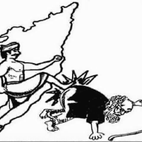 SangiThamizan's tweet photo. @INCIndia A daughter rapist 
> who married his daughter  at his age of 70+. > Who begged Muslim separatist JINNAH  to split Tamil Nadu also when he splits pakistan
> Who was against British leaving India
> Who is a polygamy 🐖 
No wonder INC is praising this dimwit! 
#பெரியாரவது_மயிராவது https://t.co/Ho5ArqE1Go